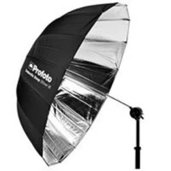 Profoto Deep And Parabolic 41" Umbrella, Medium, Silver