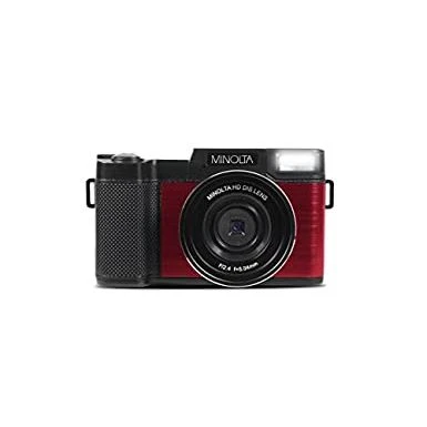 Minolta MND30 30 MP / 2.7K Ultra HD Digital Camera (Red) 5 Minolta MND30 30 MP / 2.7K Ultra HD Digital Camera (Red) - Image 3