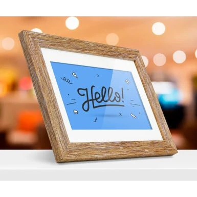 Aluratek - 10" LCD Wi-Fi Touchscreen Digital Photo Frame - Distressed Wood 4 Aluratek - 10" LCD Wi-Fi Touchscreen Digital Photo Frame - Distressed Wood - Image 2