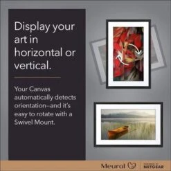 Meural 21.5" Full HD Digital Canvas II Wi-Fi Frame, 16x24", Black -Capture Point 090ded60 bbc7 4c15 9dfa 6258dc92f458