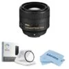 Nikon 85mm F/1.8G AF-S FX NIKKOR Lens - U.S.A. Warranty, Bundle With 67mm Multi Coated UV Slim Filter, Microfiber Cleaning Cloth