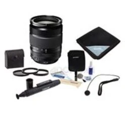 Fujifilm XF 18-135mm F3.5-5.6 R LM OIS WR (Weather Resistant) Lens - Bundle With 67mm Filter Kit, Lens Wrap (19x19), CapLeash II, Lens Cleaner, Cleaning Kit