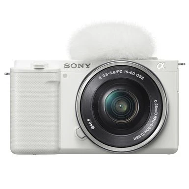 Sony ZV-E10 Mirrorless Camera With 16-50mm Lens, White With E 55-210mm F/4.5-6.3 OSS E-Mount Lens, Bundle With PC Photo & Video Editing Suite, 32GB SD Memory Card, Bag, Accessories Kit 11 Sony ZV-E10 Mirrorless Camera With 16-50mm Lens, White With E 55-210mm F/4.5-6.3 OSS E-Mount Lens, Bundle With PC Photo & Video Editing Suite, 32GB SD Memory Card, Bag, Accessories Kit - Image 9