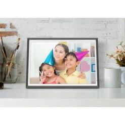 Aluratek - 13.5" 3K Touchscreen LCD Wi-Fi Digital Photo Frame - Black -Capture Point 1e35adbb e34b 50b8 bb22 83d7b58c4c60
