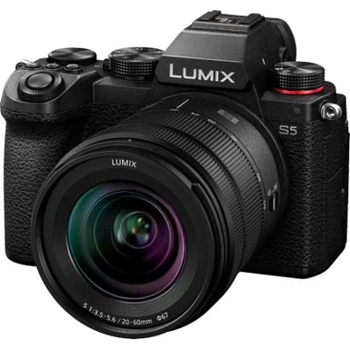 Panasonic - LUMIX S5 Mirrorless Camera Body With 20-60mm F3.5-5.6 Lens - DC-S5KK - Black 5 Panasonic - LUMIX S5 Mirrorless Camera Body With 20-60mm F3.5-5.6 Lens - DC-S5KK - Black - Image 3