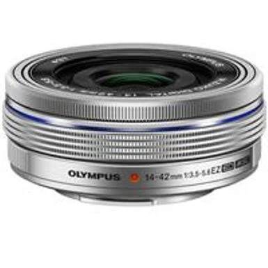 Olympus M. Zuiko Digital 14-42mm F/3.5-5.6 EZ (Electronic Zoom) Pancake Lens - SILVER - For Micro Four Thirds System 3 Olympus M. Zuiko Digital 14-42mm F/3.5-5.6 EZ (Electronic Zoom) Pancake Lens - SILVER - For Micro Four Thirds System