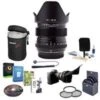 Fujifilm XF 14mm (21mm) F2.8 R Lens - Bundle With 58mm Filter Kit, Lens Case, Flex Lens Shade, Cleaning Kit, Capleash, And Professional Software Package