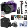 Minolta MN67Z 20MP Full HD Wi-Fi Bridge Camera With 67x Optical Zoom, Purple Essential Bundle With Bag, 64GB SD Card, Octopus Tripod, Corel PC Software Pack And Accessories -Capture Point 2f07b838 f045 4735 8643 1e3d0a017ebb