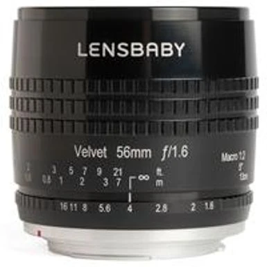 Lensbaby Velvet 56, 56mm F/1.6 Macro Lens For Nikon F - Traditional Black Finish -Capture Point 2f3f1b4c e5e1 40e5 87e4 32cde3430890