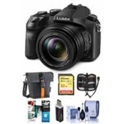 Panasonic Lumix DMC-FZ2500 Digital Camera - Bundle With Camera Case, 32GB SDHC U3 Card, Memory Wallet, Cleaning Kit, SD Card Reader, PC Software Package