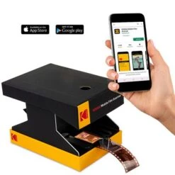 Kodak - Mobile Film & Slide Scanner, Portable Scanner Lets You Scan Old 35mm Films & Slides Photo Using Your Smartphone Camera - Black -Capture Point 33e44af8 dad3 56ab 866d b4990ad3a5c3