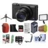 Sony Cyber-shot DSC-RX100 VA Digital Camera, Black - Bundle With 64GB SDHC U3 Card, Camera Case, Spare Battery, Video Light, Table Top Tripod, Compact Charger, Cleaning Kit, Software Package And More -Capture Point 347dace3 a47e 4cca b5bf 54084cbba81c