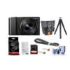 Panasonic Lumix DMC-ZS100 Digital Point & Shoot Camera, Black - Bundle With Panasonic Kit DMW-BLG10 Batt./DMW-BTC9 Charger, Table Tripod, 32GB SDHC Card, Camera Case, Peak Camera Wrist Strap And More -Capture Point 38db250a3c8ba6782aa29fa53589bf3f