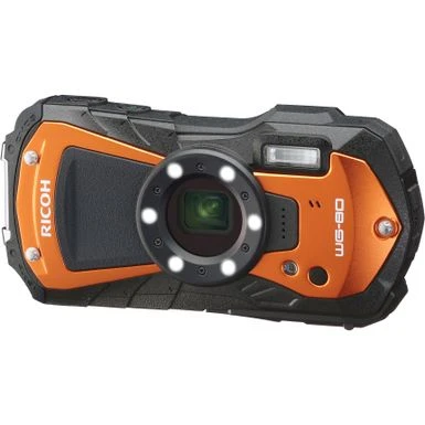 Ricoh - WG-80 16.0 Megapixel Waterproof Digital Camera - Orange 4 Ricoh - WG-80 16.0 Megapixel Waterproof Digital Camera - Orange - Image 2