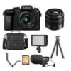 Panasonic Lumix DMC-G7 Mirrorless Camera With Lumix G Vario 14-42mm Lens, Black - Bundle With Camera Case, Joby GorillaPod 3K Kit, Stereo Condenser Mic, Bi-Color LED Light, 32GB SDHC Card, V-Bracket 2 Panasonic Lumix DMC-G7 Mirrorless Camera With Lumix G Vario 14-42mm Lens, Black - Bundle With Camera Case, Joby GorillaPod 3K Kit, Stereo Condenser Mic, Bi-Color LED Light, 32GB SDHC Card, V-Bracket -Capture Point 3e1e250c 44fe 4314 925e 478742b33242