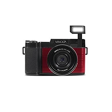 Minolta MND30 30 MP / 2.7K Ultra HD Digital Camera (Red) 4 Minolta MND30 30 MP / 2.7K Ultra HD Digital Camera (Red) - Image 2