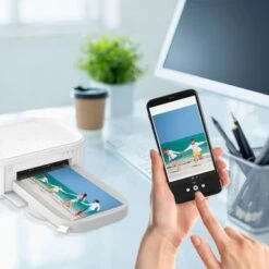 HP - Sprocket Studio Plus WiFi Photo Printer, Compatible With IOS And Android - White -Capture Point 4606b28a cb3e 56d1 817f 45f0e598ffcf