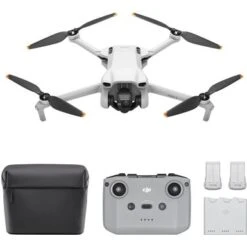 DJI - Mini 3 Fly More Combo Drone With Remote Control - Gray