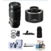 Fujifilm XF 50-140mm (76-213mm) F2.8 R LM OIS WR (Weather Resistant) Lens - Bundle With Fuji XF 2X TC WR Teleconverter, 72mm Filter Kit (UV/CPL/ND2), Soft Lens Case Large, Cleaning Kit, Capleash II,