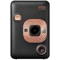 Fujifilm - Instax Mini LiPlay Instant Film Camera - Elegant Black