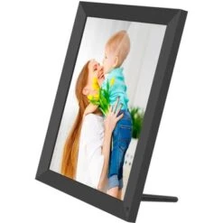 Aluratek - 15" Touchscreen LCD Wi-Fi Digital Photo Frame - Black -Capture Point 55aad9bc d3a2 5ae8 9c17 3f8acd2843e0