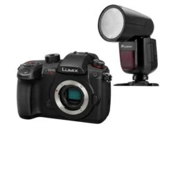 Panasonic Lumix GH5 II Mirrorless Digital Camera Body Bundle With Flashpoint Zoom Li-on X R2 TTL Round Flash Speedlight