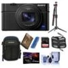 Sony Cyber-shot DSC-RX100 VII Digital Camera - Bundle With 128GB SDXC U3 Card, Table Top Tripod, Camera Case, Spare Battery, Memory Wallet, Cleaning Kit, Card Reader, Pro PC Software Package -Capture Point 5a50dea3 f8c5 4d0f 9322 d898a1bf59e7