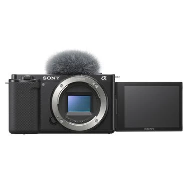 Sony ZV-E10 Mirrorless Camera Body, Black Bundle With 64GB SD Memory Card, Shoulder Bag, Extra Battery, Compact Smart Charger, Cleaning Kit 4 Sony ZV-E10 Mirrorless Camera Body, Black Bundle With 64GB SD Memory Card, Shoulder Bag, Extra Battery, Compact Smart Charger, Cleaning Kit - Image 2