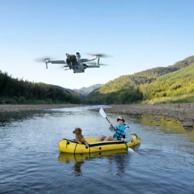 DJI - Mini 3 Fly More Combo Drone And Remote Control With Built-in Screen (DJI RC) - Gray 6 DJI - Mini 3 Fly More Combo Drone And Remote Control With Built-in Screen (DJI RC) - Gray - Image 4