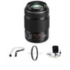 Panasonic Lumix G X Vario 45-175mm F/4.0-5.6 Power OIS Zoom Lens, Black - Bundle - With Tiffen 46mm UV Filter, Lens Cap Leash, Professional Lens Cleaning Kit -Capture Point 6032a480 727b 4a35 bde8 54b9974ba076