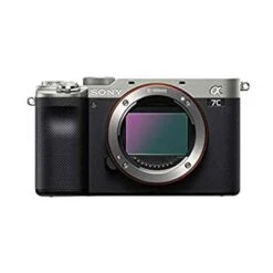 Sony Alpha 7C Full-Frame Mirrorless Camera - Silver (ILCE7C/S) Black Body Only (Black)