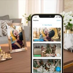Nixplay - W10K Touch 10.1-inch LCD Smart Digital Photo Frame - Polished Steel -Capture Point 6323d6a4 ef78 55de 9a3c a905f362dcdf
