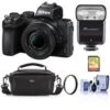 Nikon Z50 Mirrorless Camera With NIKKOR Z DX 16-50mm F/3.5-6.3 VR Lens - Bundle With Flashpoint Zoom-Mini TTL R2 Flash, 64GB SDXC Memory Card, Camera Case, 46mm UV Filter, Cleaning Kit 2 Nikon Z50 Mirrorless Camera With NIKKOR Z DX 16-50mm F/3.5-6.3 VR Lens - Bundle With Flashpoint Zoom-Mini TTL R2 Flash, 64GB SDXC Memory Card, Camera Case, 46mm UV Filter, Cleaning Kit -Capture Point 63ce876e b907 46ce 8217 536bd1577e1f