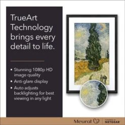 Meural 21.5" Full HD Digital Canvas II Wi-Fi Frame, 16x24", Black -Capture Point 64202928 806f 4b6d 95aa 9ad69ed0c9b6