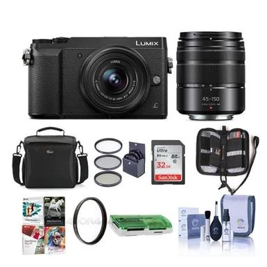 Panasonic Lumix DMC-GX85 Mirrorless Camera With 12-32 & 45-150mm Lenses And Accessories Kit 3 Panasonic Lumix DMC-GX85 Mirrorless Camera With 12-32 & 45-150mm Lenses And Accessories Kit