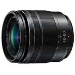 Panasonic Lumix G Vario 12-60mm F/3.5-5.6 Aspherical Power O.I.S. Lens For Micro Four Thirds Lens Mount, Black