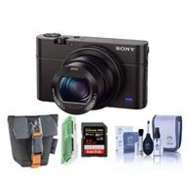 Sony Cyber-shot DSC-RX100 III Digital Camera, 20.1MP - Bundle With Case, 32GB Class 10 SDHC Card, Cleaning Kit, USB Card Reader 3 Sony Cyber-shot DSC-RX100 III Digital Camera, 20.1MP - Bundle With Case, 32GB Class 10 SDHC Card, Cleaning Kit, USB Card Reader