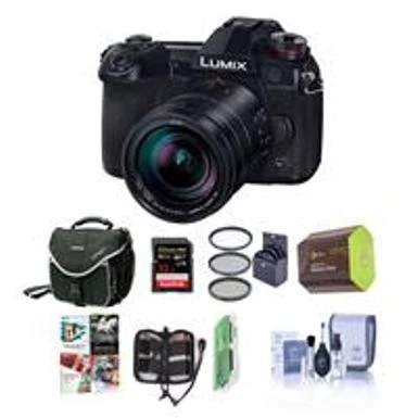 Panasonic Lumix G9 Mirrorless Camera, Black With Lumix G Leica DG Vario-Elmarit 12-60mm F/2.8-4.0 Lens - Bundle With 32GB SDHC U3 Card, Spare Battery, Camera Case, Cleaning Kit, Software Package And More 3 Panasonic Lumix G9 Mirrorless Camera, Black With Lumix G Leica DG Vario-Elmarit 12-60mm F/2.8-4.0 Lens - Bundle With 32GB SDHC U3 Card, Spare Battery, Camera Case, Cleaning Kit, Software Package And More