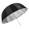 Glow Easy Lock Medium Deep Beaded Silver Fiberglass Umbrella (33")