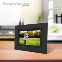 SimplySmartHome 8" Full HD Touchscreen PhotoShare Friends & Family Smart Frame, Classic Black -Capture Point 74af1c53 335b 4207 94d7 d007b9653a23