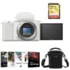 Sony ZV-E10 Mirrorless Camera Body, White Bundle With Corel PC Software Suite, 32GB SD Card, Shoulder Bag 2 Sony ZV-E10 Mirrorless Camera Body, White Bundle With Corel PC Software Suite, 32GB SD Card, Shoulder Bag -Capture Point 75a30752 6e06 4305 9505 ad20a768d145