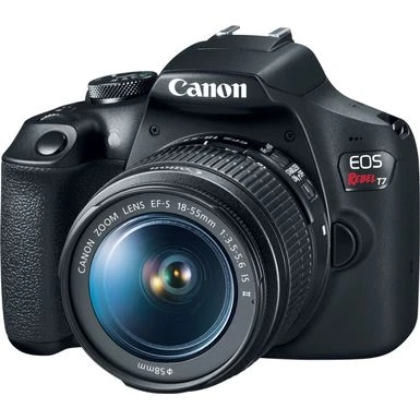 Canon® Canon - EOS Rebel T7 DSLR Video Camera With 18-55mm Lens - Black 4 Canon® Canon - EOS Rebel T7 DSLR Video Camera With 18-55mm Lens - Black - Image 2