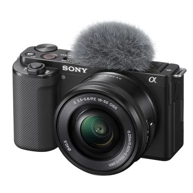 Sony ZV-E10 Mirrorless Camera With 16-50mm Lens, Black Bundle With ACCVC1 Vlogger Accessory Kit Shooting Grip - 64GB SD Card 6 Sony ZV-E10 Mirrorless Camera With 16-50mm Lens, Black Bundle With ACCVC1 Vlogger Accessory Kit Shooting Grip - 64GB SD Card - Image 4