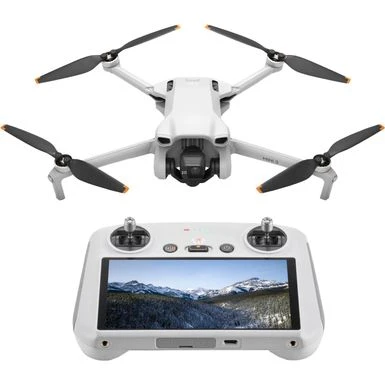 DJI - Mini 3 Drone And Remote Control With Built-in Screen (DJI RC) - Gray 3 DJI - Mini 3 Drone And Remote Control With Built-in Screen (DJI RC) - Gray
