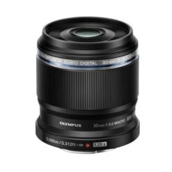 Olympus M. Zuiko Digital ED 30mm F/3.5 Macro Lens, For Micro Four Thirds System, Black