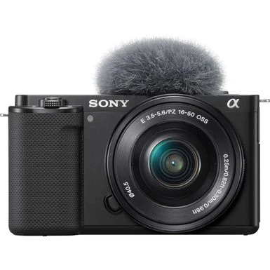 Sony - Alpha ZV-E10 Kit Mirrorless Vlog Camera With 16-50mm Lens - Black 6 Sony - Alpha ZV-E10 Kit Mirrorless Vlog Camera With 16-50mm Lens - Black - Image 4