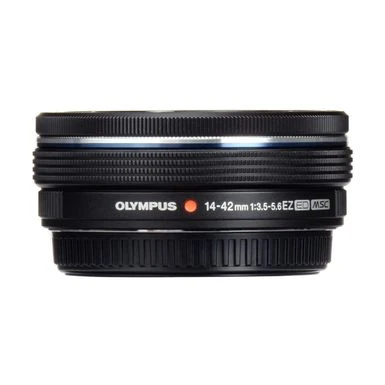 Olympus M. Zuiko Digital 14-42mm F/3.5-5.6 EZ (Electronic Zoom) Pancake Lens - Black - For Micro Four Thirds System 4 Olympus M. Zuiko Digital 14-42mm F/3.5-5.6 EZ (Electronic Zoom) Pancake Lens - Black - For Micro Four Thirds System - Image 2