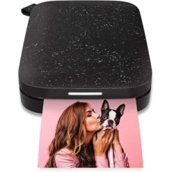 HP - Sprocket 2x3" Instant Photo Printer - Black