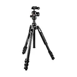 Manfrotto Befree Advanced Tripod With Lever Closure, Travel Tripod Kit With Ball Head, Portable And Compact, Aluminium Tripod For DSLR Reflex And Mirrorless Cameras, Camera Accessories