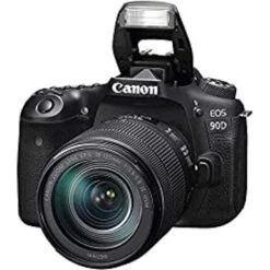 Canon DSLR Camera [EOS 90D] With 18-135 Is USM Lens | Built-in Wi-Fi, Bluetooth, DIGIC 8 Image Processor, 4K Video, Dual Pixel CMOS AF, And 3.0 Inch Vari-Angle Touch LCD Screen, Black -Capture Point a5b65556 50f6 472a 88f4 69fe3c83b8f2